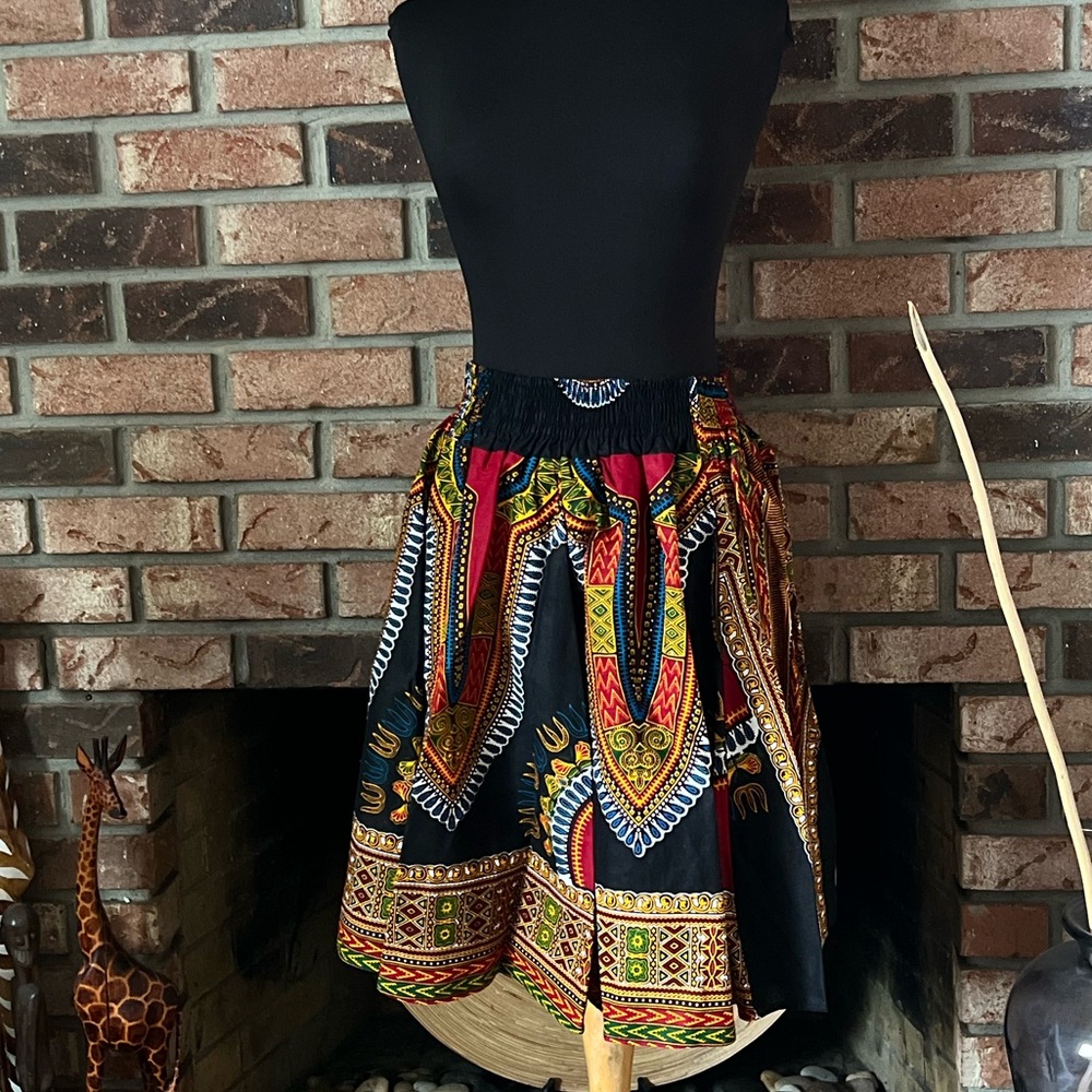 Look At Me African Print  Skirt